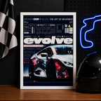 LAMBORGHINI EVOLVE — The Art of Movement | Framed Poster
