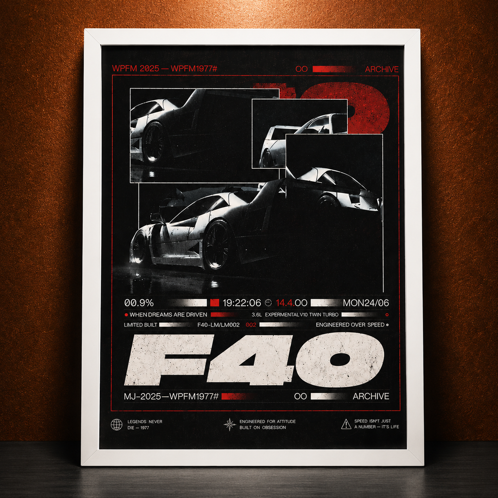Ferrari F40 — VELOCITÀ | The Art of Performance
