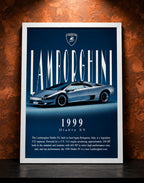 Lamborghini Diablo SV — ICON | The Art of Legacy | WPFM Framed Poster