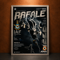 Dassault Rafale — BATTLE READY | The Art of Air Power | WPFM Framed Poster