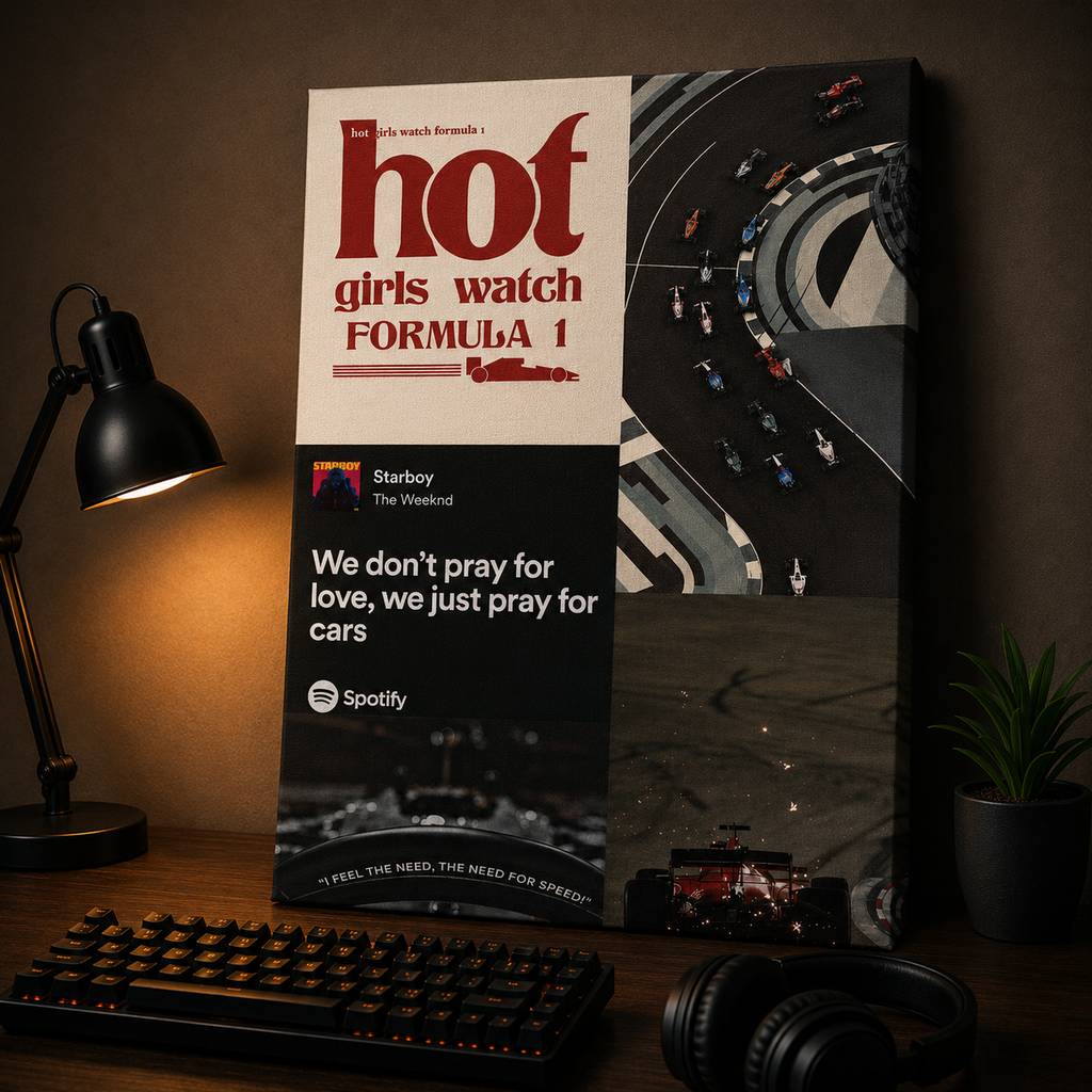 Hot Girls Watch Formula 1  | F1 & Speed Canvas 🏎️🔥