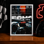 Lamborghini Aventador — RUSH | The Art of Performance | WPFM Framed Poster