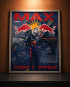 Max Verstappen — MAX [16X20INCH] | Racing Legacy | WPFM Canvas Art