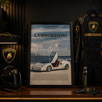 Lamborghini Countach — THE ART OF LEGACY | WPFM Framed Poster