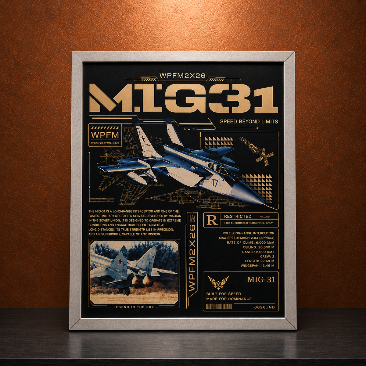 AIR Framed Poster