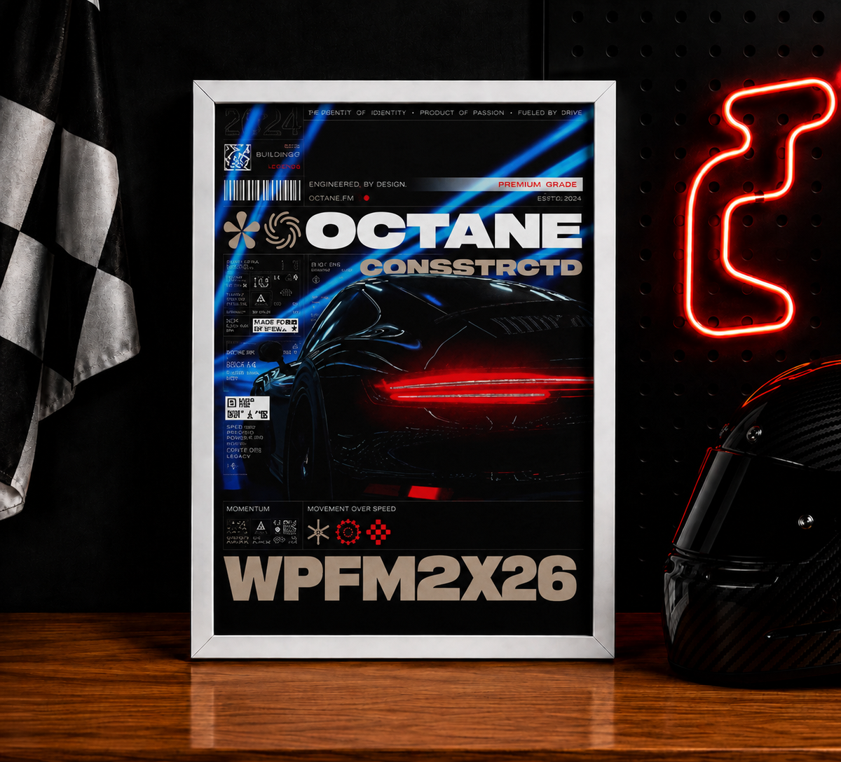 Porsche 911 — OCTANE | The Art of Performance | WPFM Framed Poster