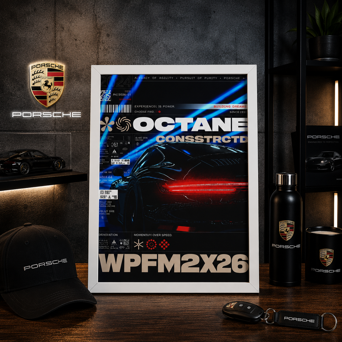Porsche 911 — OCTANE | The Art of Performance | WPFM Framed Poster