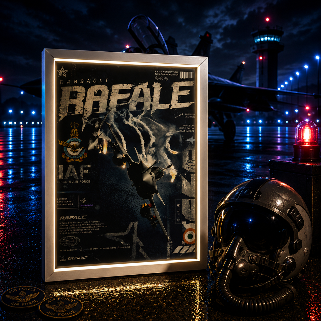 Dassault Rafale — BATTLE READY | The Art of Air Power | WPFM Framed Poster