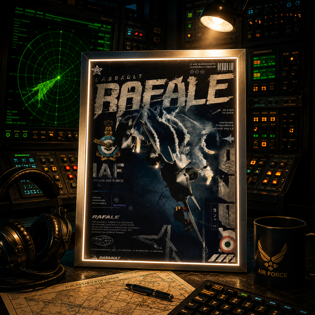 Dassault Rafale — BATTLE READY | The Art of Air Power | WPFM Framed Poster