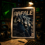 Dassault Rafale — BATTLE READY | The Art of Air Power | WPFM Framed Poster