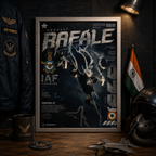 Dassault Rafale — BATTLE READY | The Art of Air Power | WPFM Framed Poster