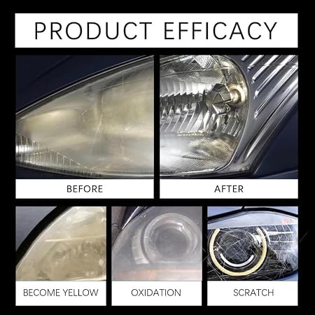 WHIPFRAME HEADLIGHT RESTORATION AGENT — Advanced Headlight Renewal & Scratch Repair Formula