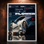 Lamborghini Huracán — FLOW | The Art of Performance | WPFM Framed Poster
