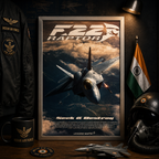 F-22 Raptor — AIR POWER | The Art of Aviation | WPFM Framed Poster