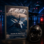 F-22 Raptor — AIR POWER | The Art of Aviation | WPFM Framed Poster