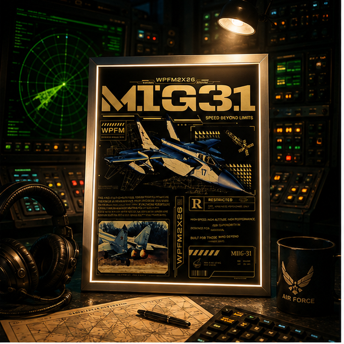 AIR Framed Poster