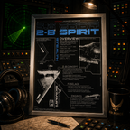 Northrop B-2 Spirit — STEALTH | The Art of Air Power | WPFM Framed Poster