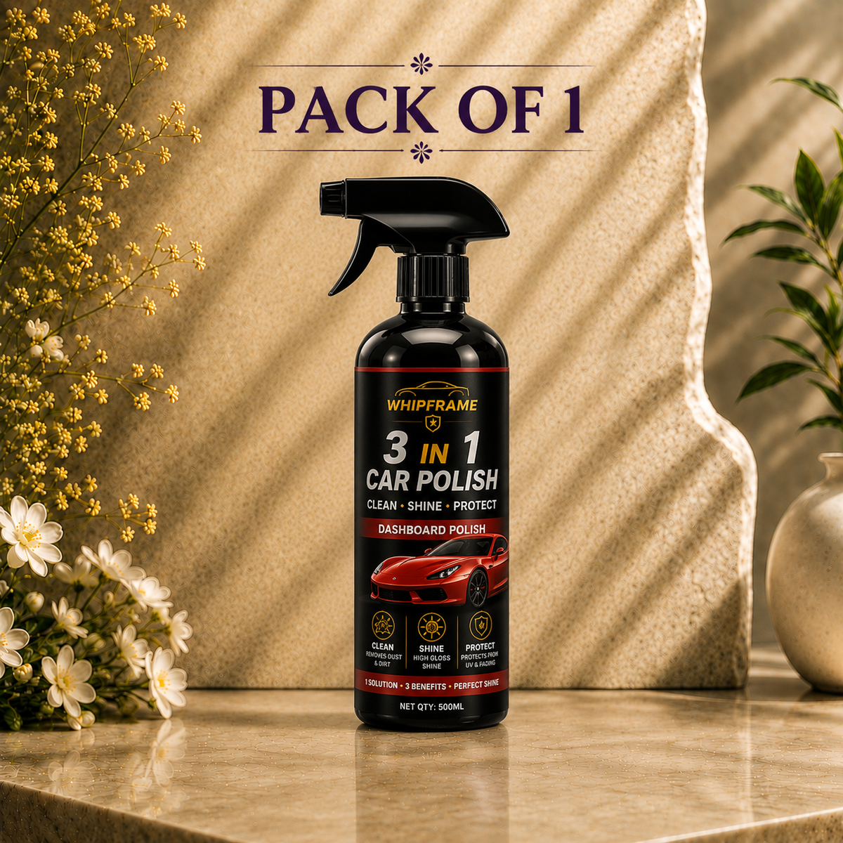 WhipFrame Premium 3 IN 1 Car Polish