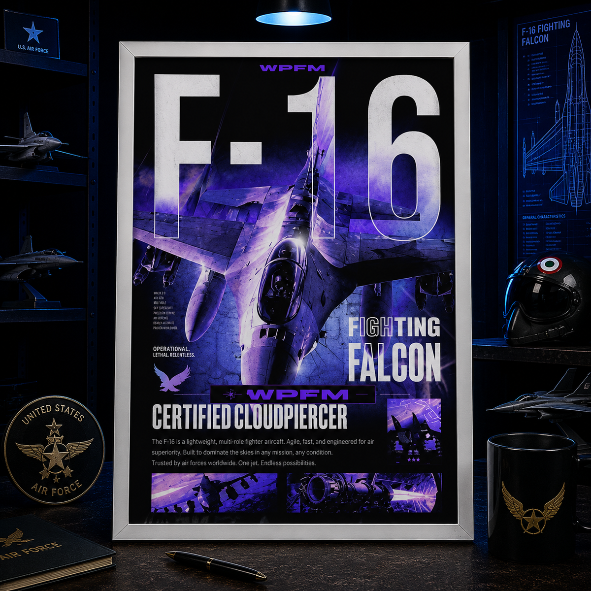 AIR Framed Poster