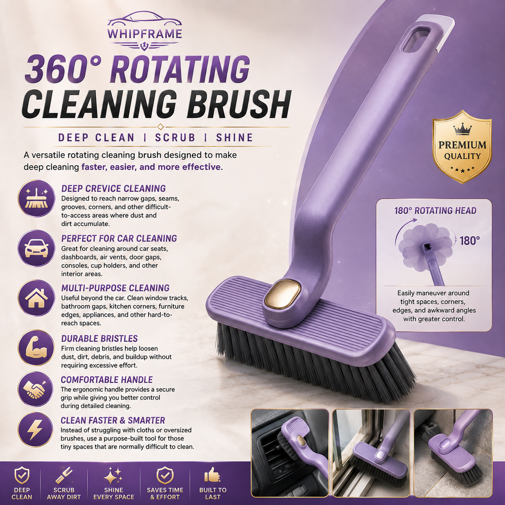 Whipframe 360 Degree Rotating Cleaning Brush