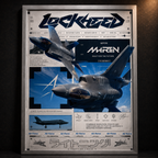 Lockheed Martin F-35 Lightning II — STEALTH | The Art of Air Power | WPFM Framed Poster
