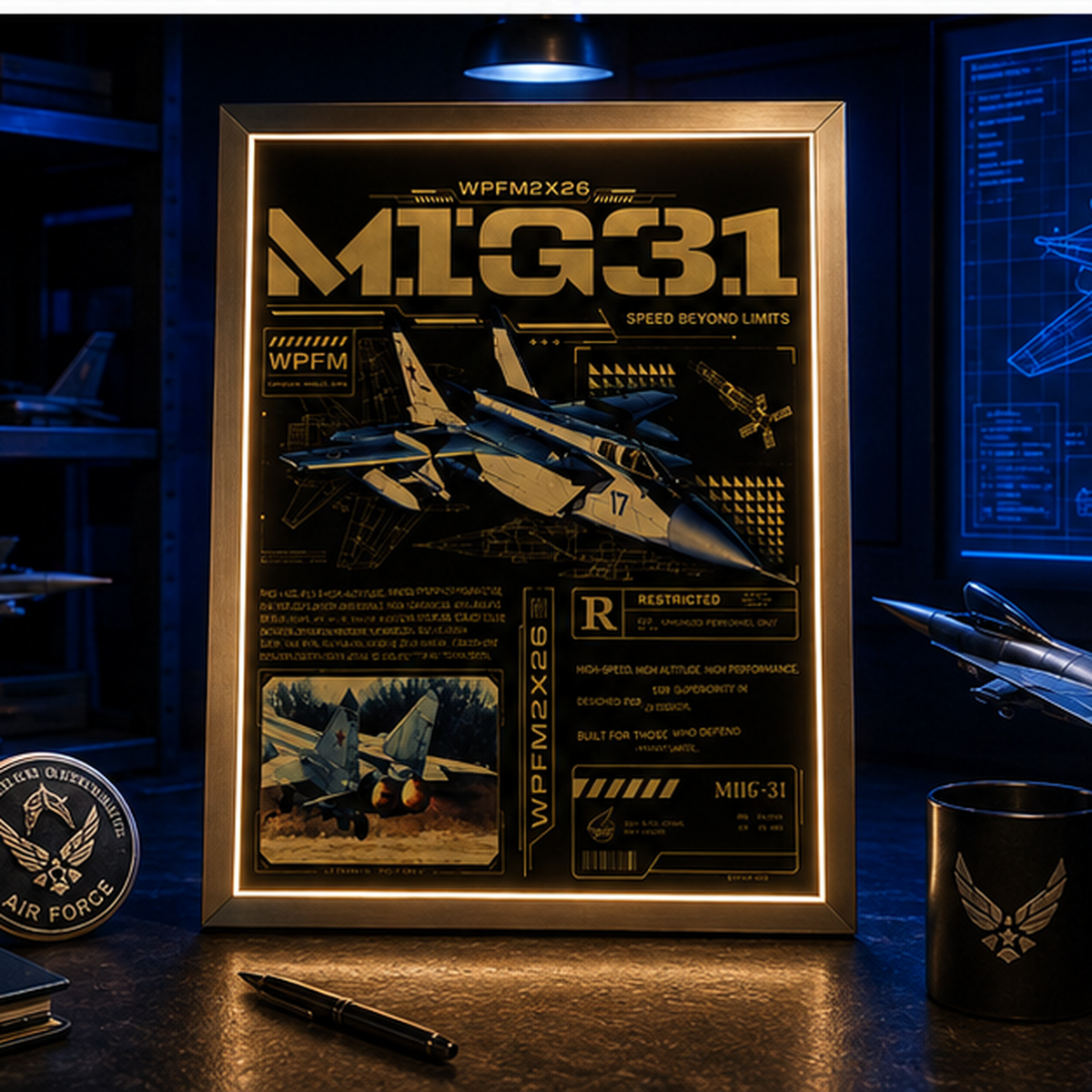 AIR Framed Poster
