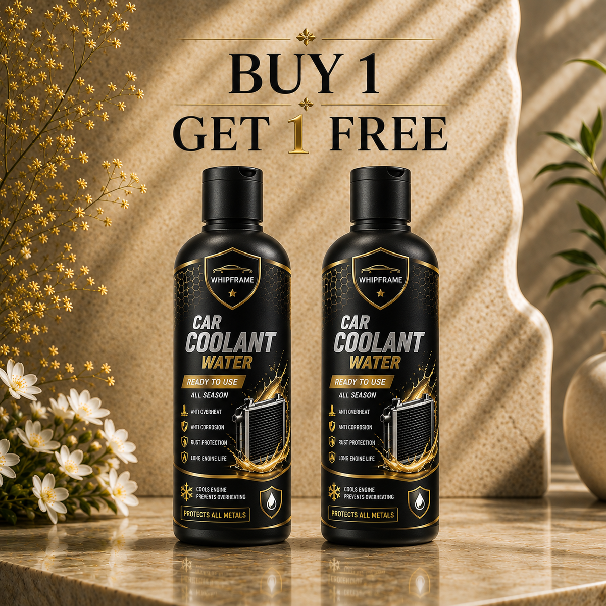 WHIPFRAME Premium Car Coolant Water